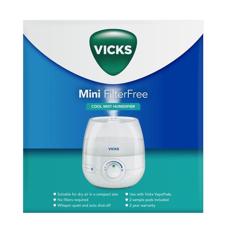 Load image into Gallery viewer, Vicks Mini FilterFree Cool Mist Humidifier
