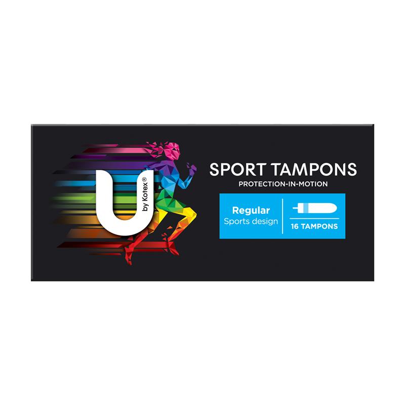 Load image into Gallery viewer, U By Kotex Sport Tampons Regular 16 Pack
