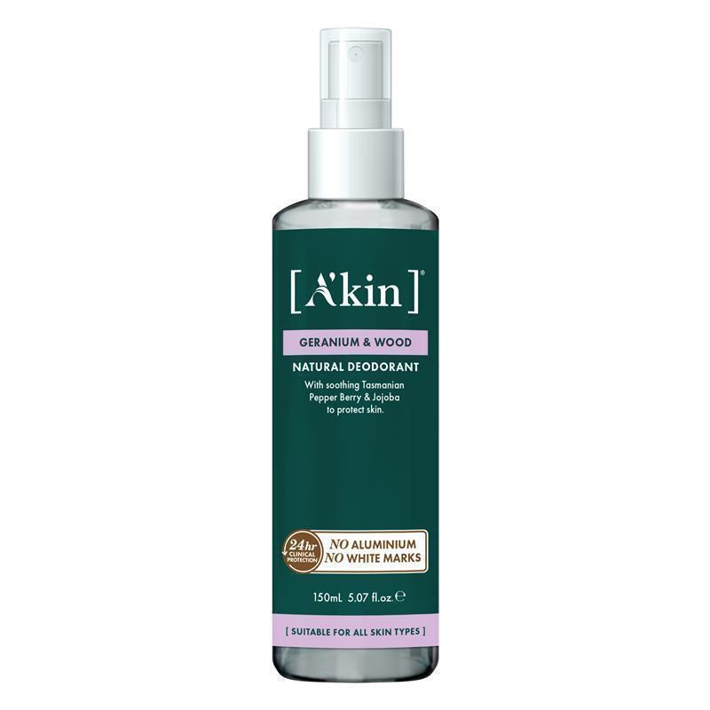 Load image into Gallery viewer, Akin Geranium &amp; Wood Deodorant Spray 150ml
