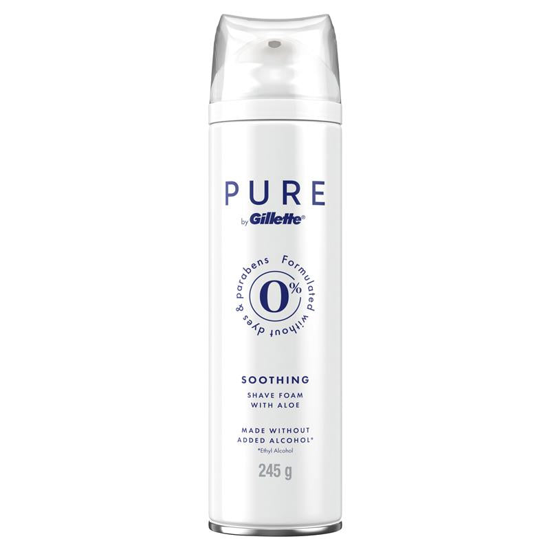 Load image into Gallery viewer, Gillette Pure Sensitive Shave Foam 245g
