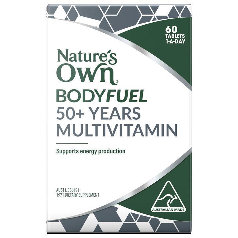 Load image into Gallery viewer, Nature's Own Bodyfuel 50+ Multivitamin 60 Tablets
