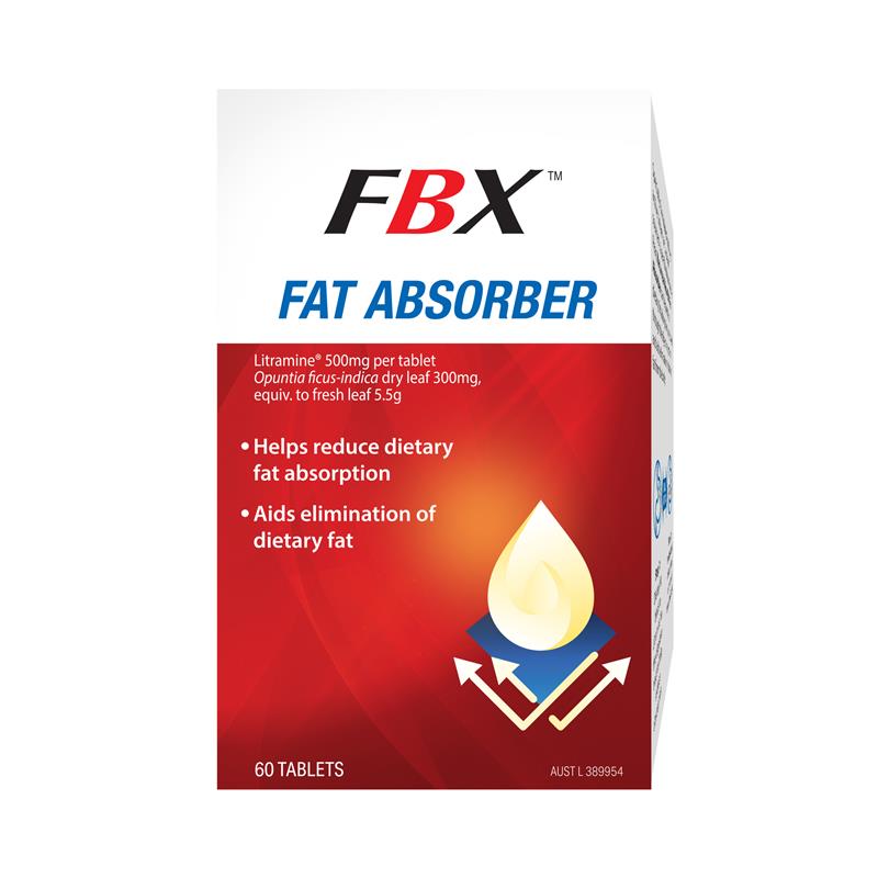 Load image into Gallery viewer, FBX Fat Absorber 60 Tablets
