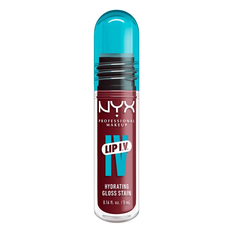 Load image into Gallery viewer, NYX Lip IV Hydrating Gloss Stain Drippin In Rose
