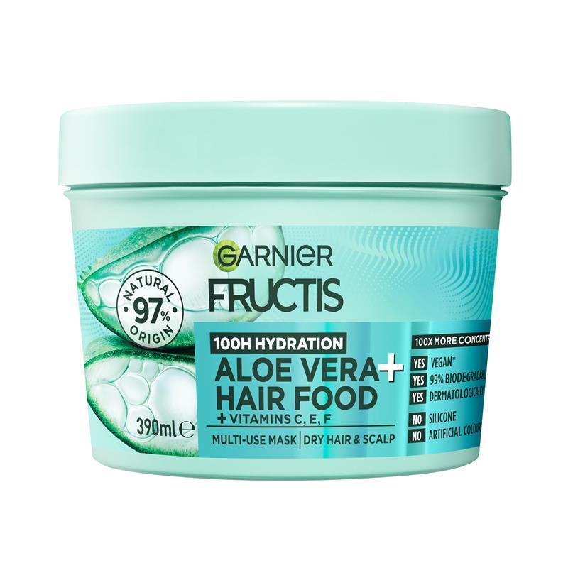 Load image into Gallery viewer, Garnier Fructis Hair Food Hydrating Aloe Vera 3-in-1 Mask Treatment  390ml
