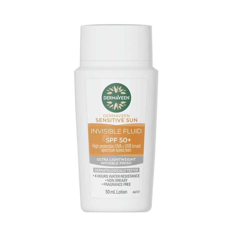 Load image into Gallery viewer, DermaVeen Sensitive Sun Invisible Fluid SPF50+ 50ml
