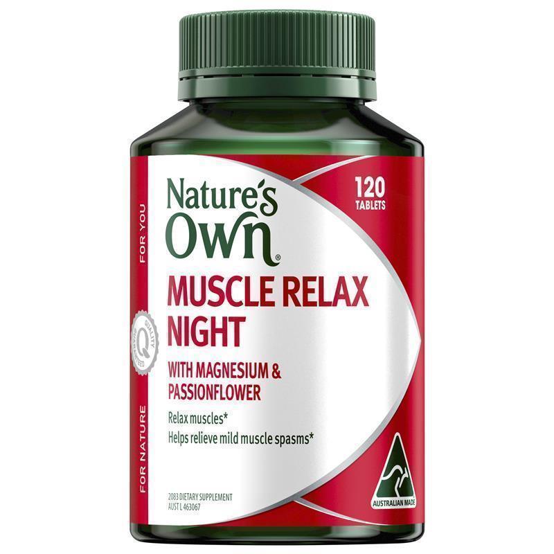 Load image into Gallery viewer, Nature's Own Muscle Relax Night 120 Tablets
