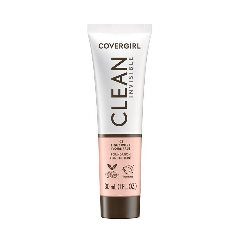 Load image into Gallery viewer, Covergirl Clean Invisible Foundation #103 Light Ivory
