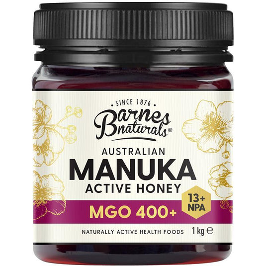 Barnes Naturals Australian Manuka Honey 1kg MGO 400+