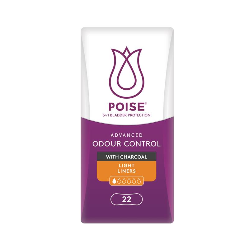 Load image into Gallery viewer, Poise Charcoal Light Liner 22 Pack
