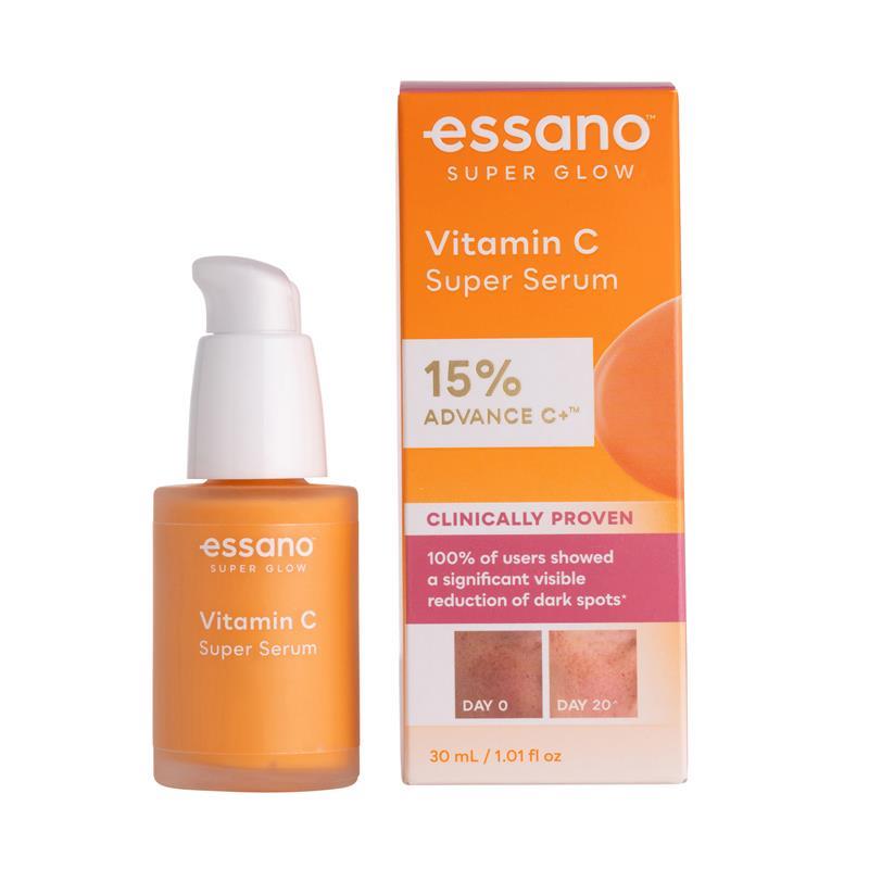 Load image into Gallery viewer, Essano Super Glow Vitamin C 15% Serum 30ml
