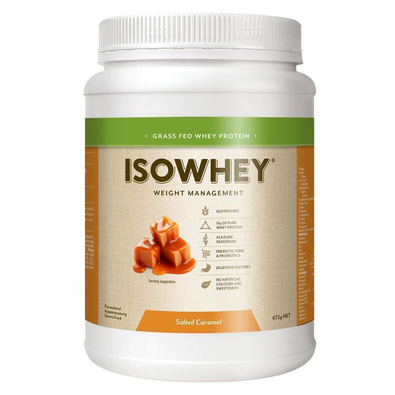Load image into Gallery viewer, IsoWhey Weight Management Salted Caramel 672g
