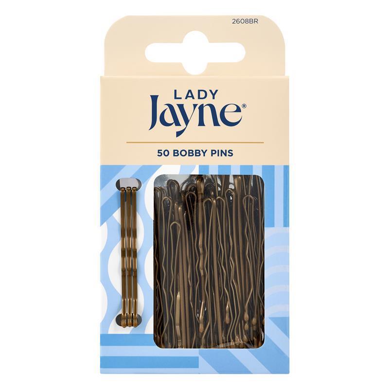 Load image into Gallery viewer, Lady Jayne Bobby Pins, Brown, 4.5 Cm, Pk50
