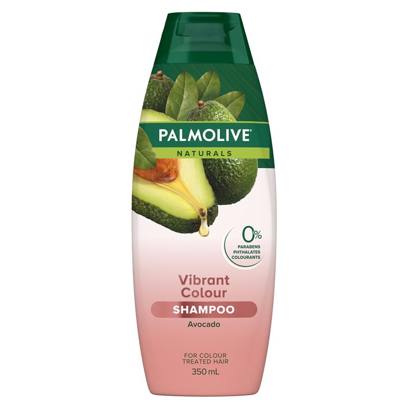 Load image into Gallery viewer, Palmolive Naturals Vibrant Colour Treated Hair Shampoo Pomegranate &amp; Avocado 350mL
