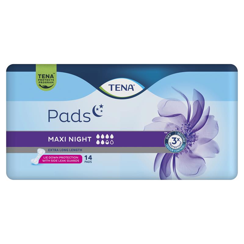 Load image into Gallery viewer, TENA Pads Maxi Night 14 Pack
