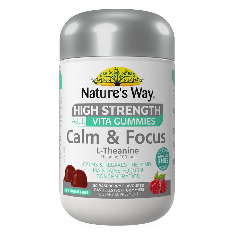 Load image into Gallery viewer, Nature's Way High Strength Adult Vita Gummies Calm and Focus 50 Gummies
