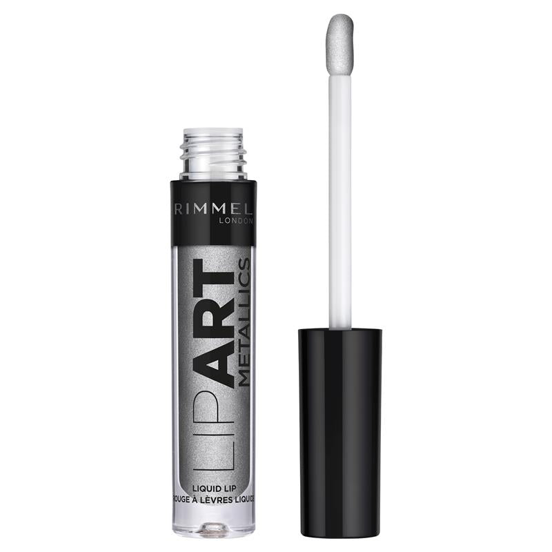 Load image into Gallery viewer, Rimmel Lip Art Metallics 060 Titanium 2ml
