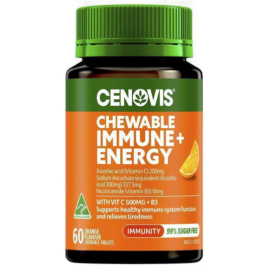 Cenovis Chewable Immune + Energy 60 Tablets