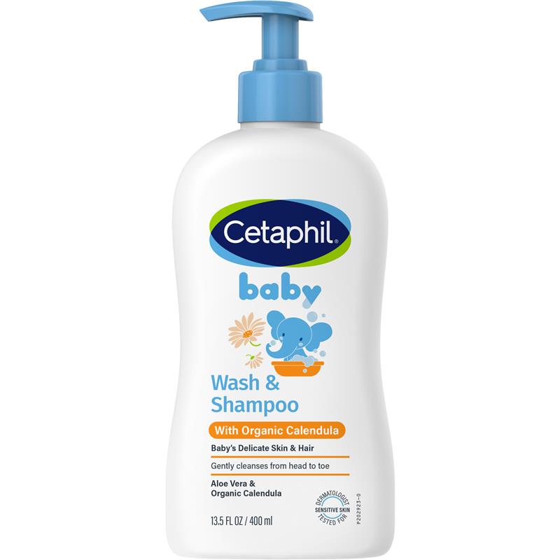 Load image into Gallery viewer, Cetaphil Baby Calendula Wash &amp; Shampoo 400ml

