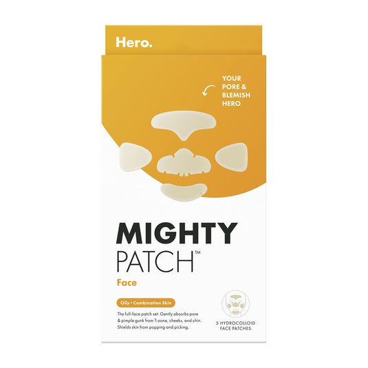 Hero Mighty Patch Face Hydrocolloid Pimple Patches 5 pack