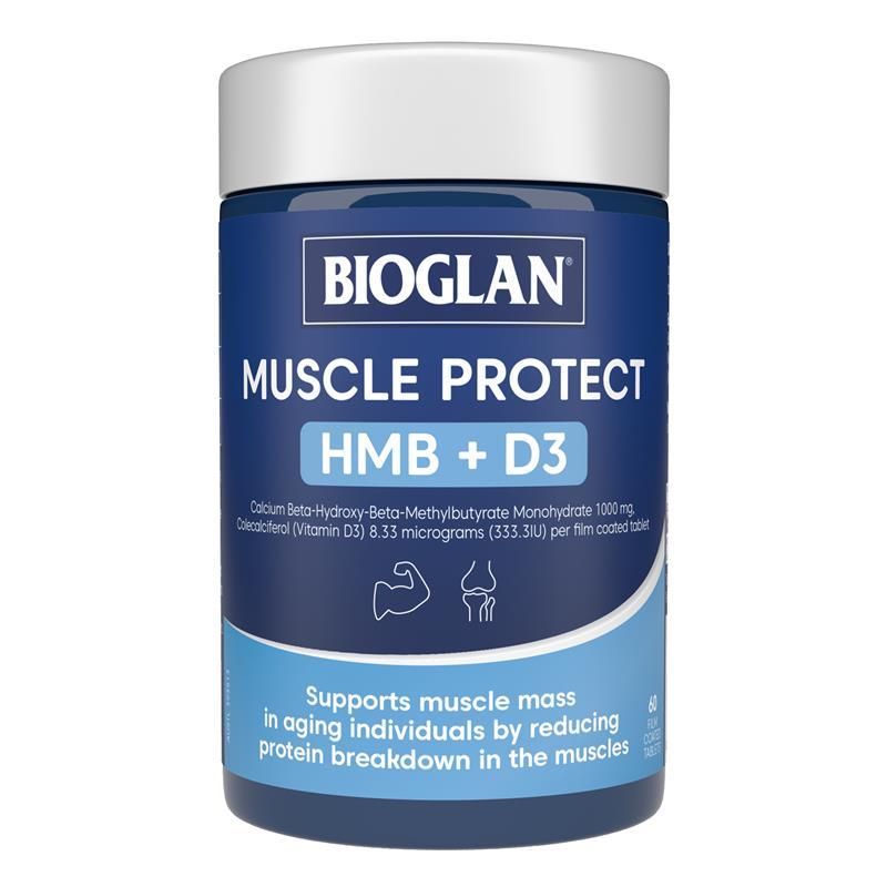 Load image into Gallery viewer, Bioglan Muscle Protect HMB + D3 60 Tablets
