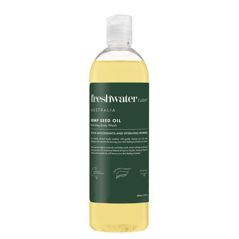 Load image into Gallery viewer, Freshwater Farm Hemp Seed Oil Body Wash 500ml
