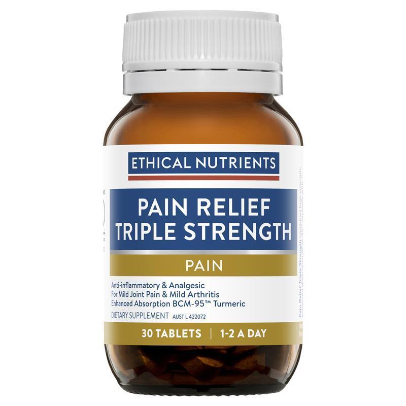 Load image into Gallery viewer, Ethical Nutrients Pain Relief Triple Strength 30 Tablets
