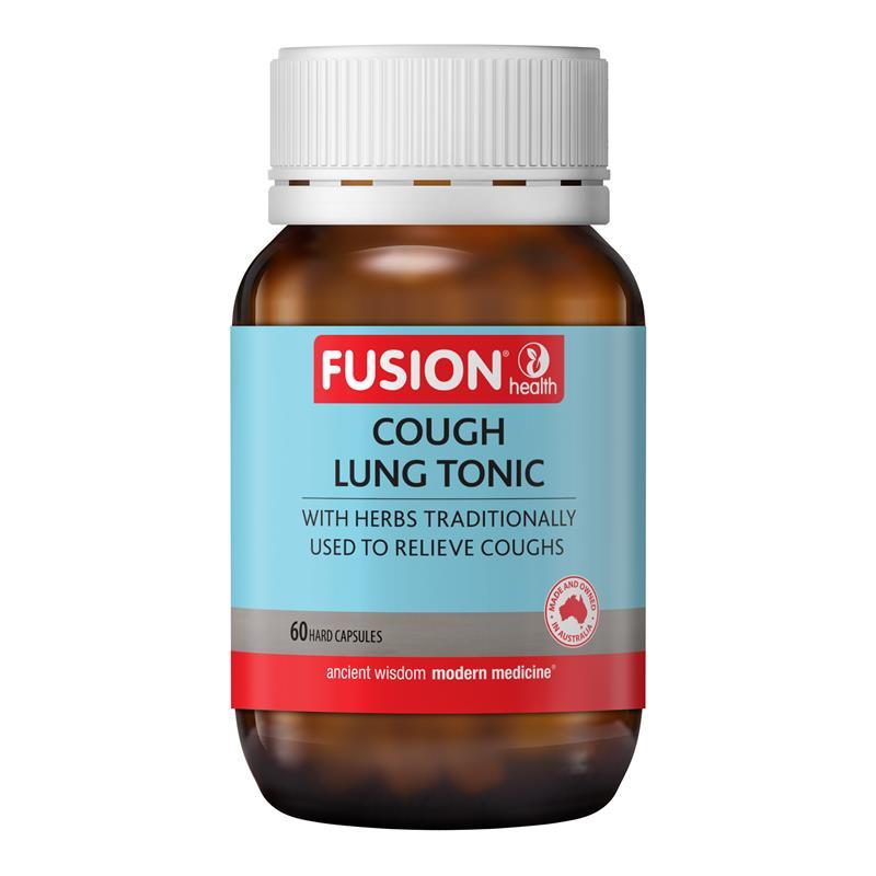 Load image into Gallery viewer, Fusion Cough Lung Tonic 60 Vegetarian Capsules

