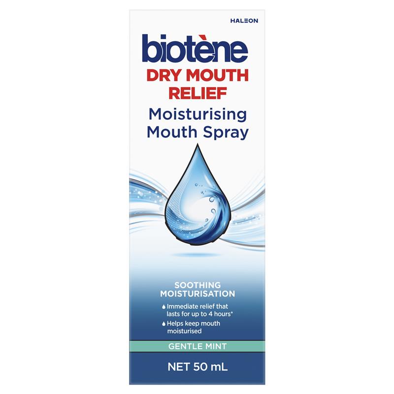 Load image into Gallery viewer, Biotene Dry Mouth Relief Spray Gentle Mint 50ml
