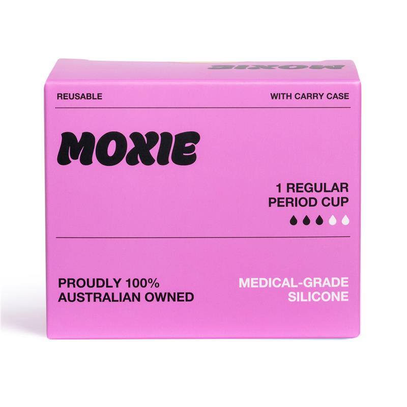 Load image into Gallery viewer, Moxie Menstrual Cup with Purse-worthy Pod Regular
