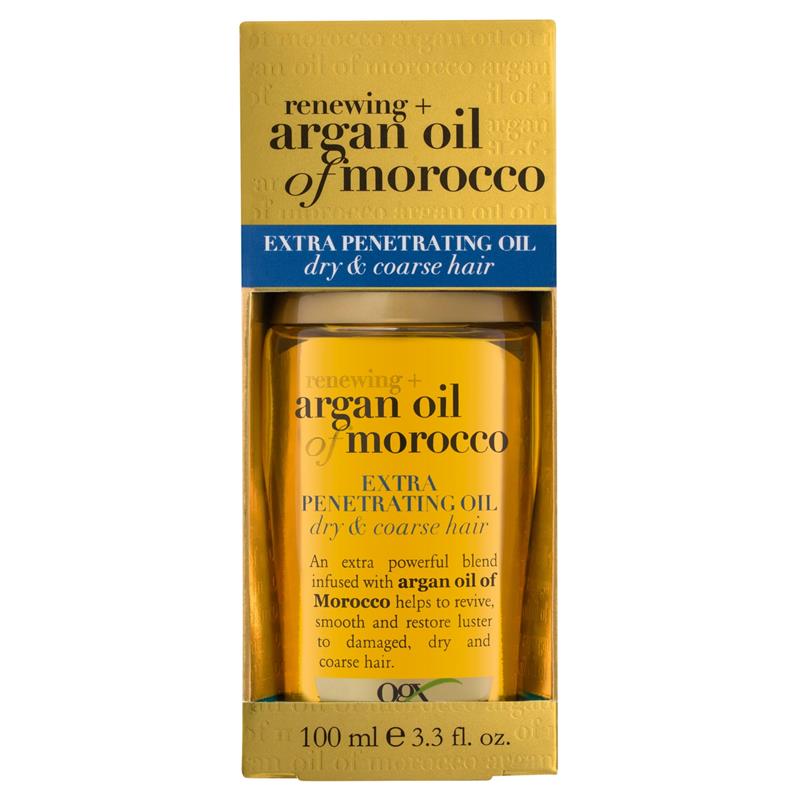 Load image into Gallery viewer, OGX Renewing Moroccan Argan Oil Extra Strength Penetrating Oil 100ml
