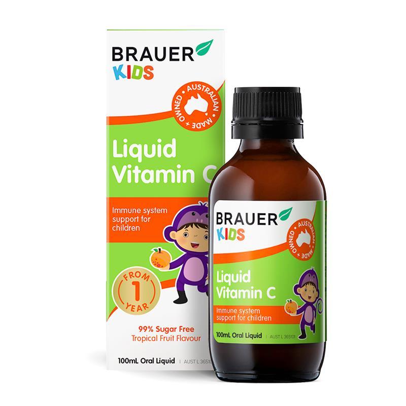 Load image into Gallery viewer, Brauer Kids Liquid Vitamin C 100ml
