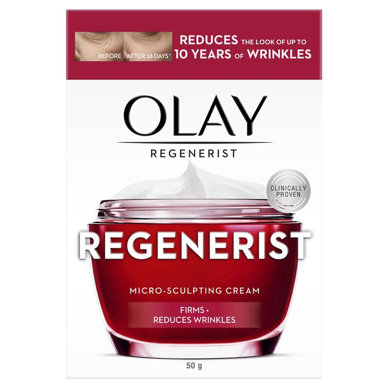 Load image into Gallery viewer, Olay Regenerist Advanced Anti-Ageing Micro-Sculpting Face Cream Moisturiser 50g
