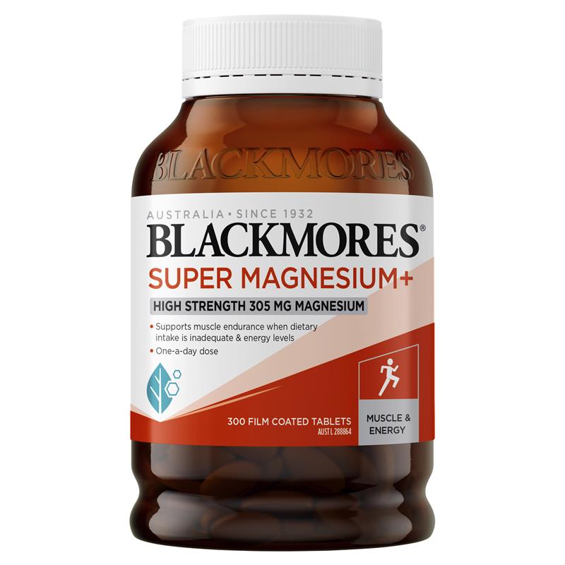 Load image into Gallery viewer, Blackmores Super Magnesium Plus 300 Tablets Exclusive Size
