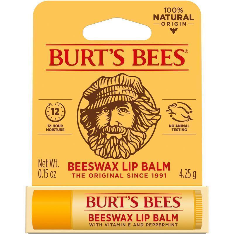 Load image into Gallery viewer, Burts Bees Lip Balm Beeswax 4.25g
