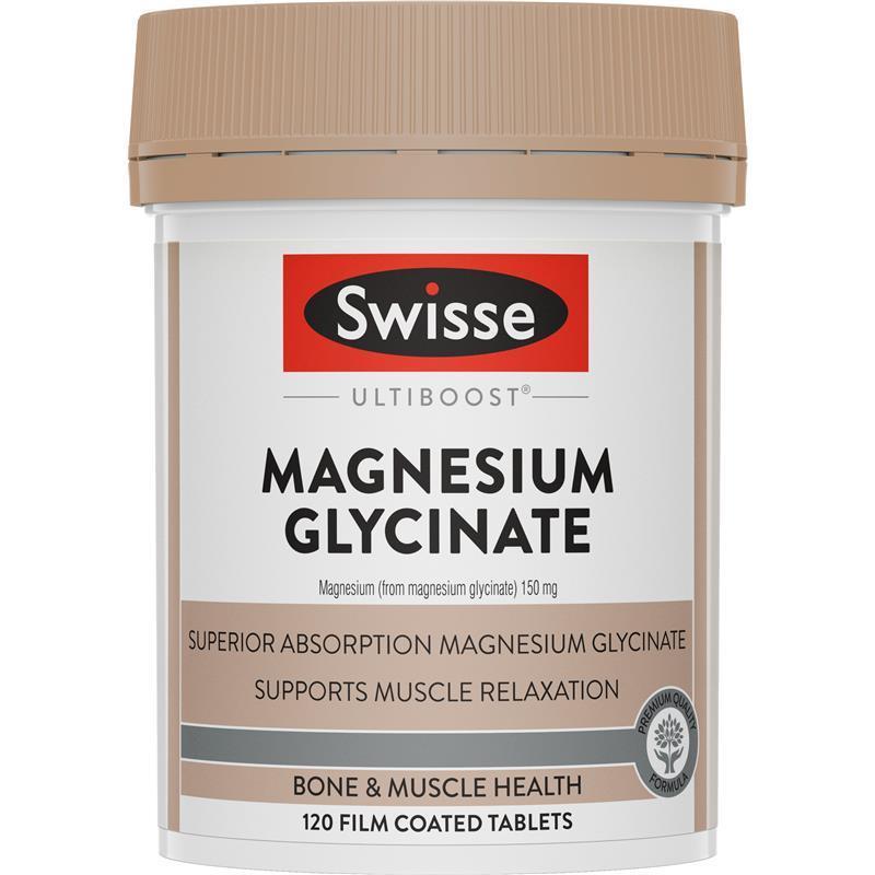 Load image into Gallery viewer, Swisse Ultiboost Magnesium Glycinate 120 Tablets
