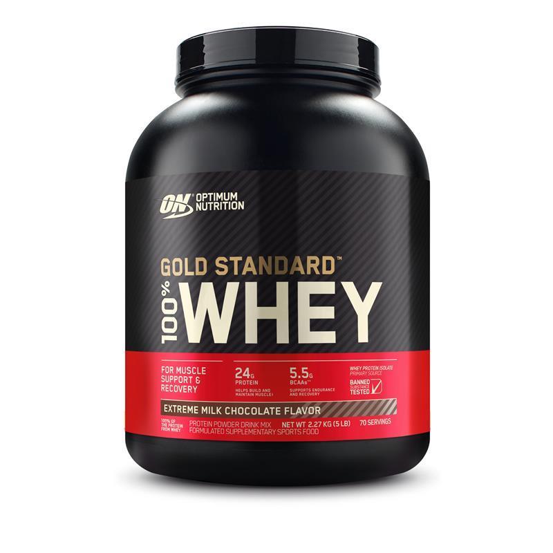 Load image into Gallery viewer, Optimum Nutrition Gold Standard 100% Whey Extreme Milk Chocolate 2.27kg
