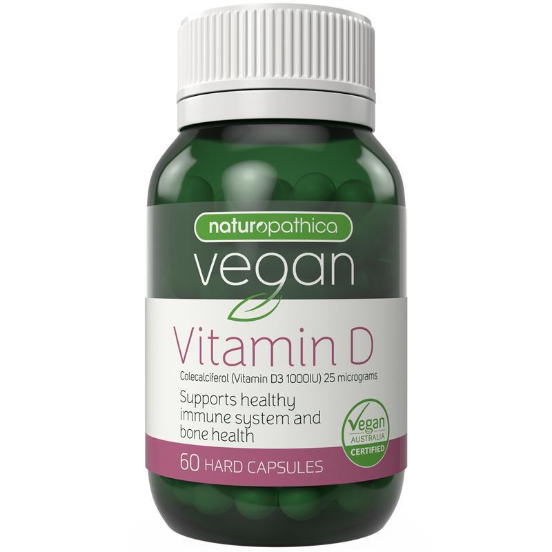 Load image into Gallery viewer, Naturopathica Vegan Vitamin D 60 Capsules
