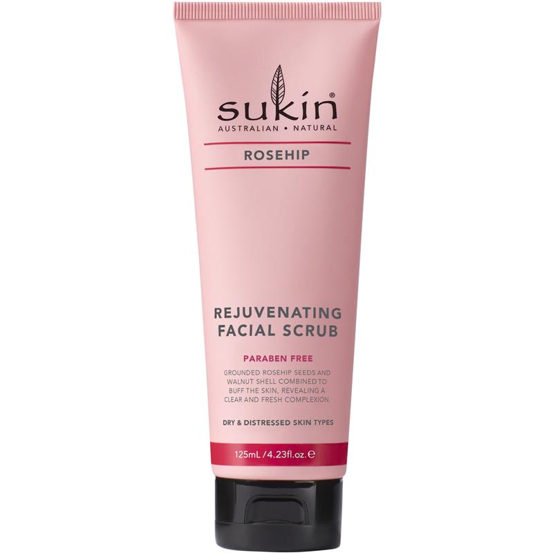Load image into Gallery viewer, Sukin Rosehip Rejuvenating Facial Scrub 125ml
