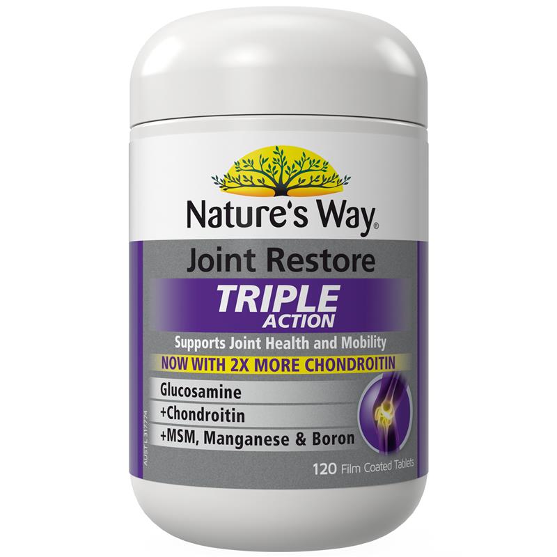 Load image into Gallery viewer, Nature's Way Joint Restore Triple Action 120 Tablets
