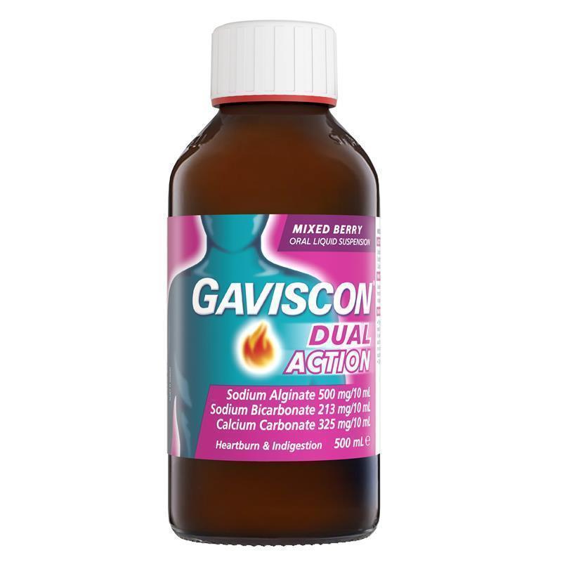 Load image into Gallery viewer, Gaviscon Dual Action Liquid Mixed Berry 500ml

