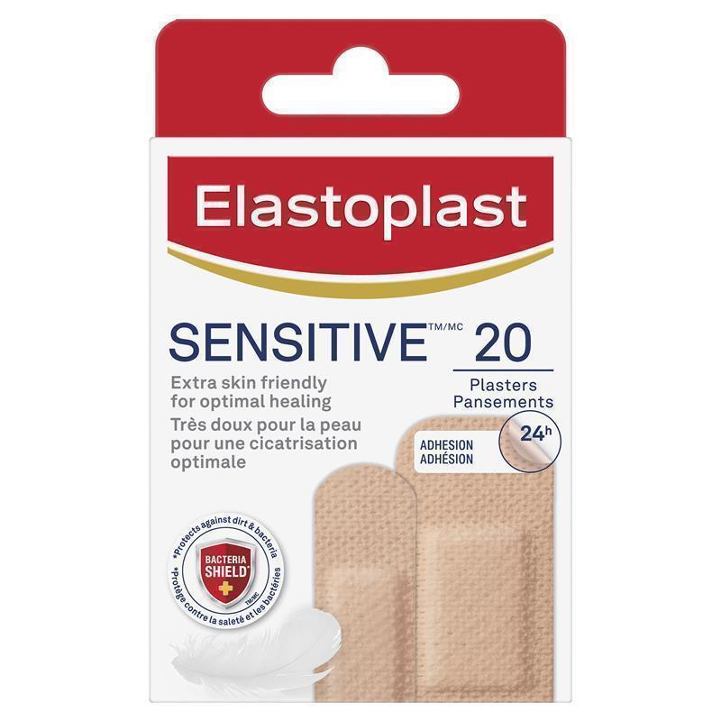Load image into Gallery viewer, Elastoplast Sensitive Skin Tone Plasters 20 Light
