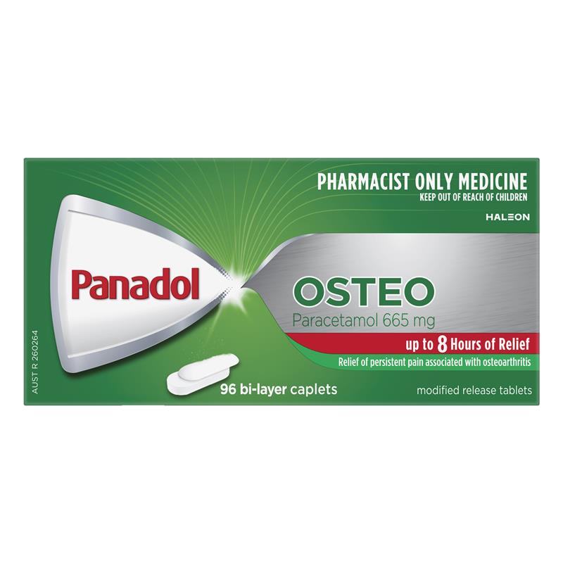 Load image into Gallery viewer, Panadol Osteo Paracetamol Pain Relief 665mg 96 Caplets (S3)
