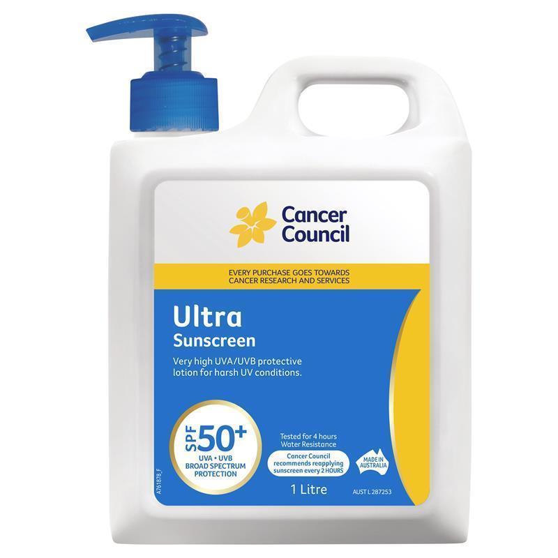 Load image into Gallery viewer, Cancer Council SPF 50+ Ultra 1 Litre
