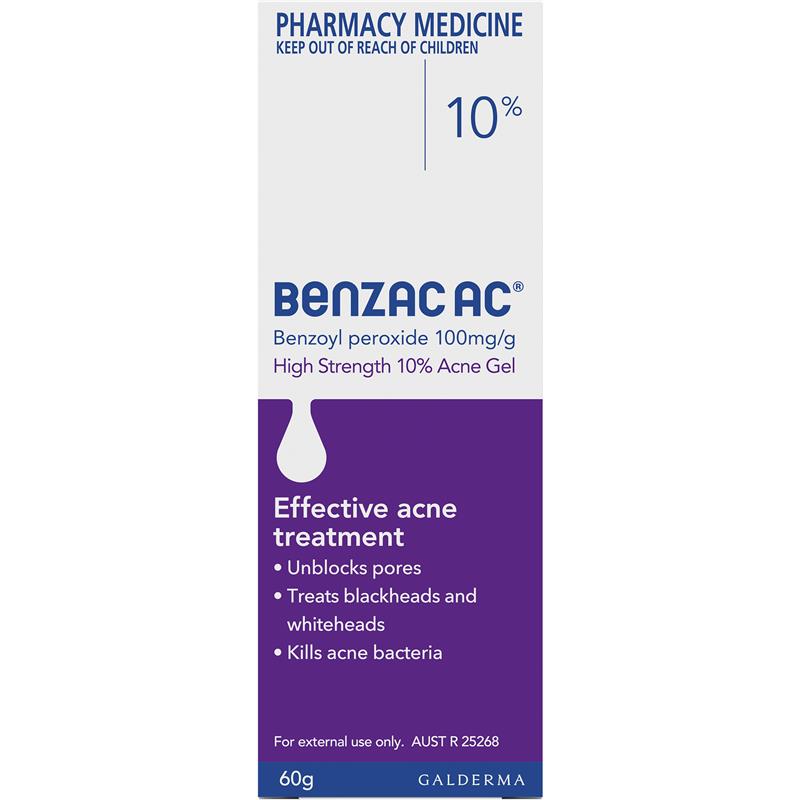 Load image into Gallery viewer, Benzac AC High Strength 10% Acne Gel 60g
