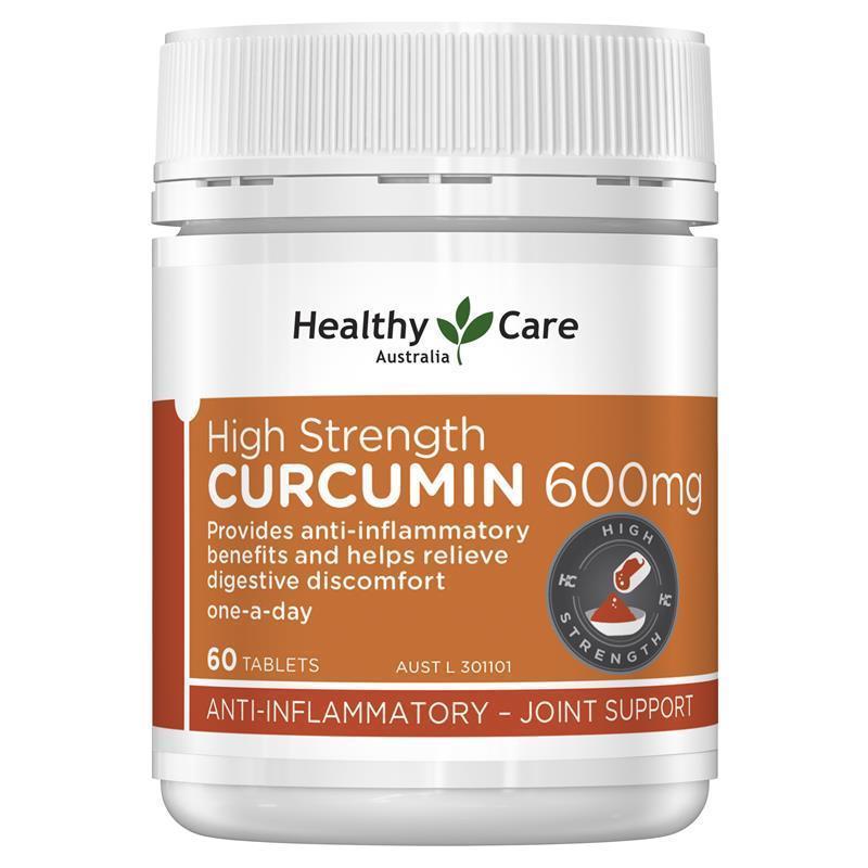 Load image into Gallery viewer, Healthy Care High Strength Curcumin 600mg 60 Tablets
