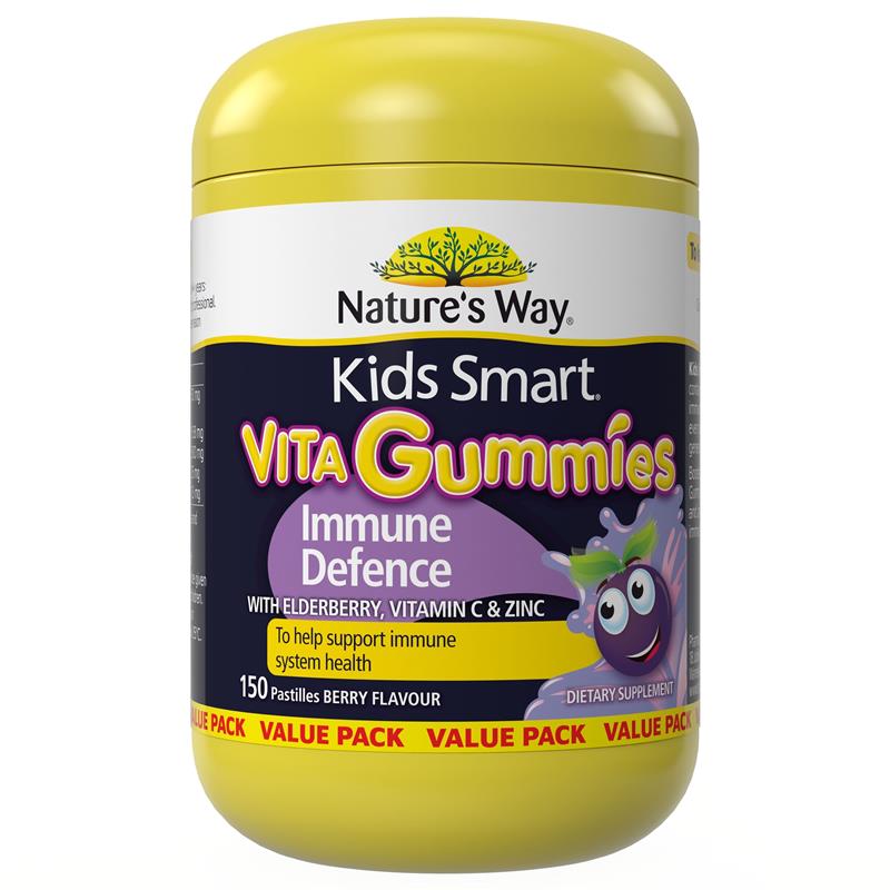 Load image into Gallery viewer, Nature's Way Kids Smart Vita Gummies Immune Defence 150 Gummies Exclusive Size
