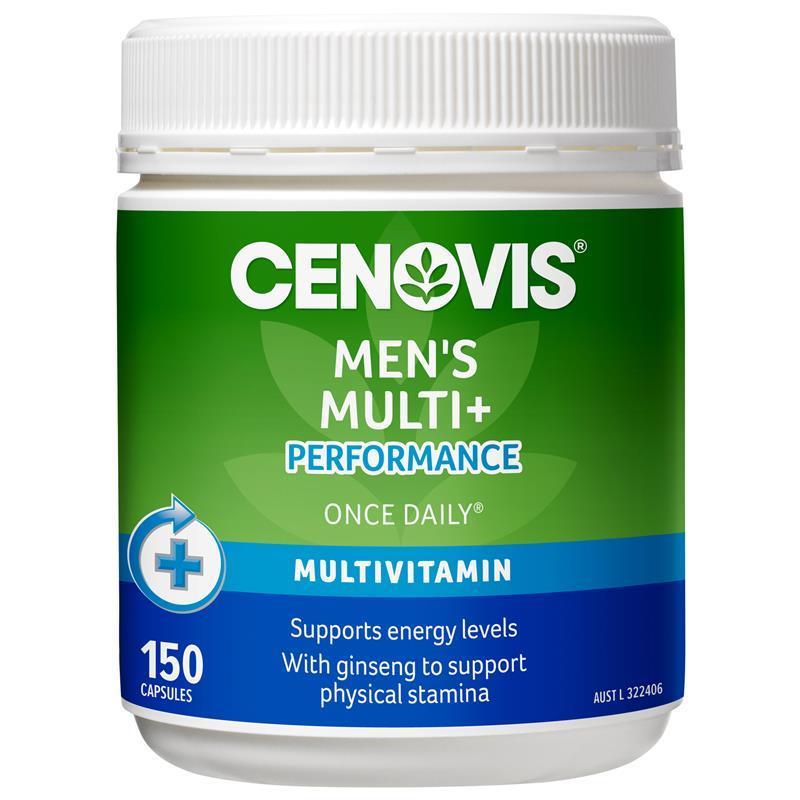 Load image into Gallery viewer, Cenovis Once Daily Mens Multi + Performance 150 Capsules
