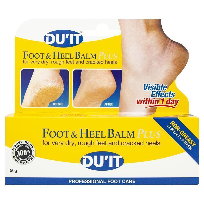 Load image into Gallery viewer, DU'IT Foot &amp; Heel Balm Plus Dry Skin Foot Cream 50g
