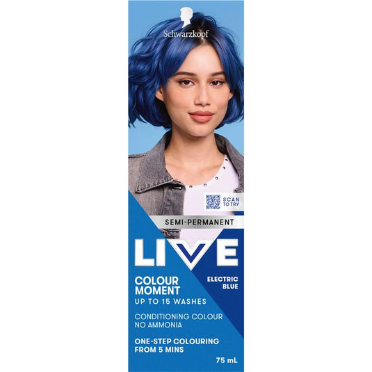 Schwarzkopf LIVE Colour Electric Blue Semi Permanent 75ml