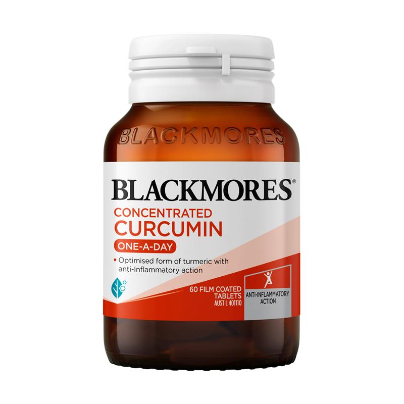 Load image into Gallery viewer, Blackmores Concentrated Curcumin One A Day 60 Tablets
